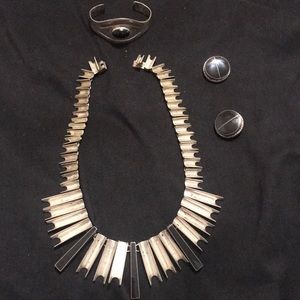 Sterling silver vintage set